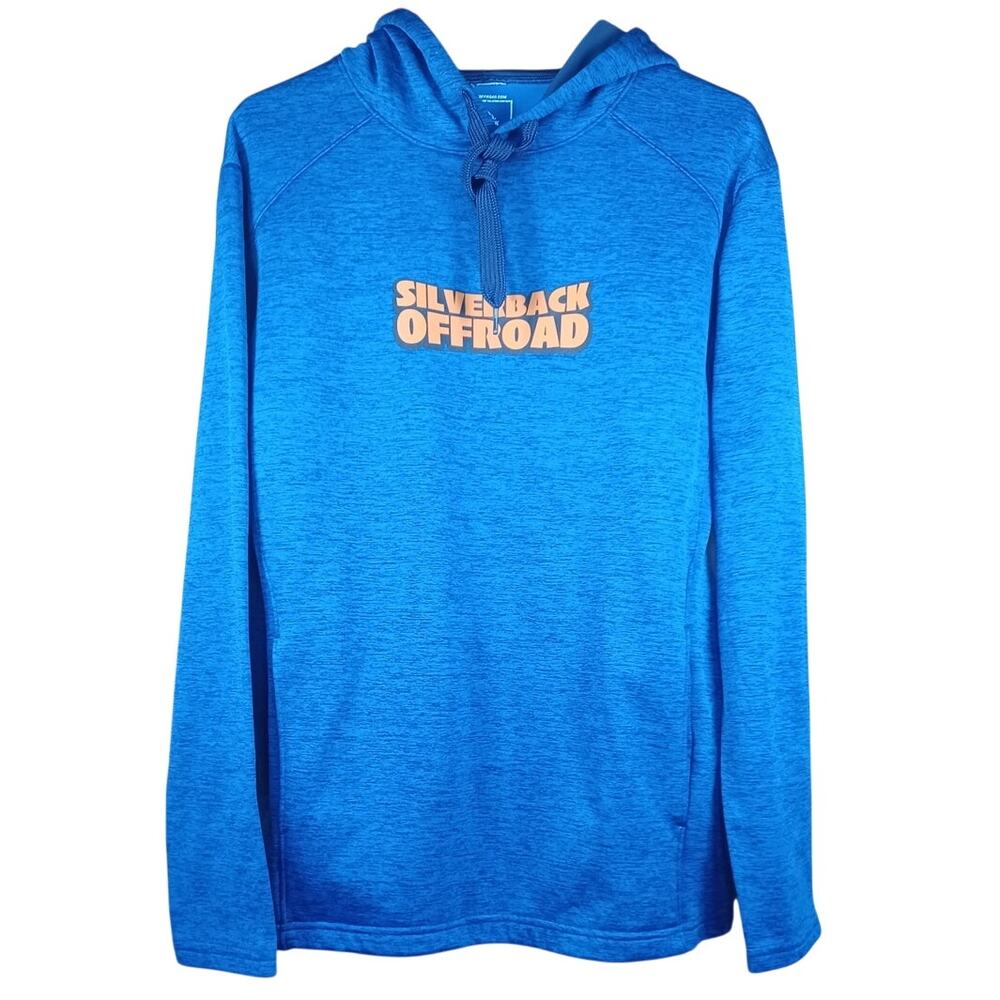 Silverback Offroad Major Dune Blue Performance Hoodie Medium Michigan Sand Dunes